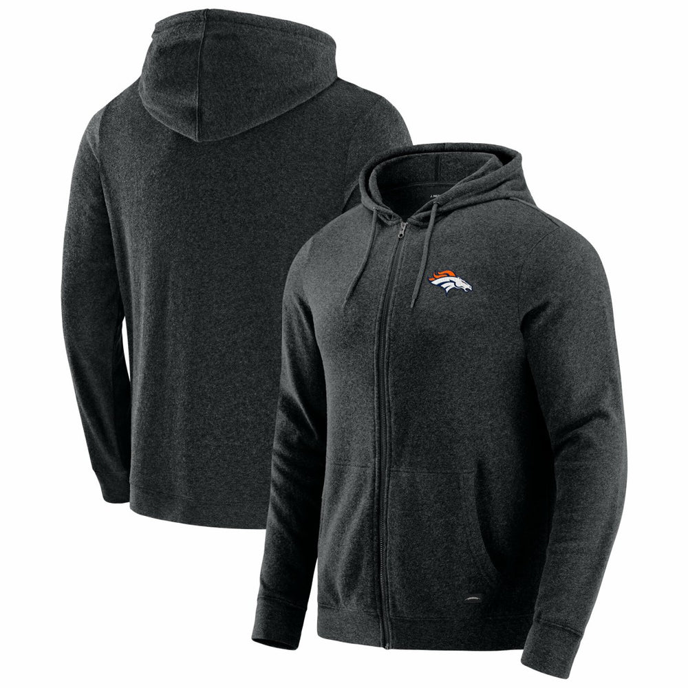 J. Palmer Players Lounge Tri-Blend Full-Zip Hoodie - Denver Broncos Hoodies