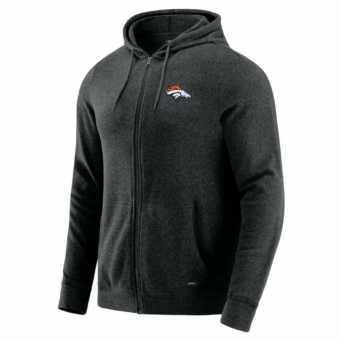 J. Palmer Players Lounge Tri-Blend Full-Zip Hoodie - Denver Broncos Hoodies