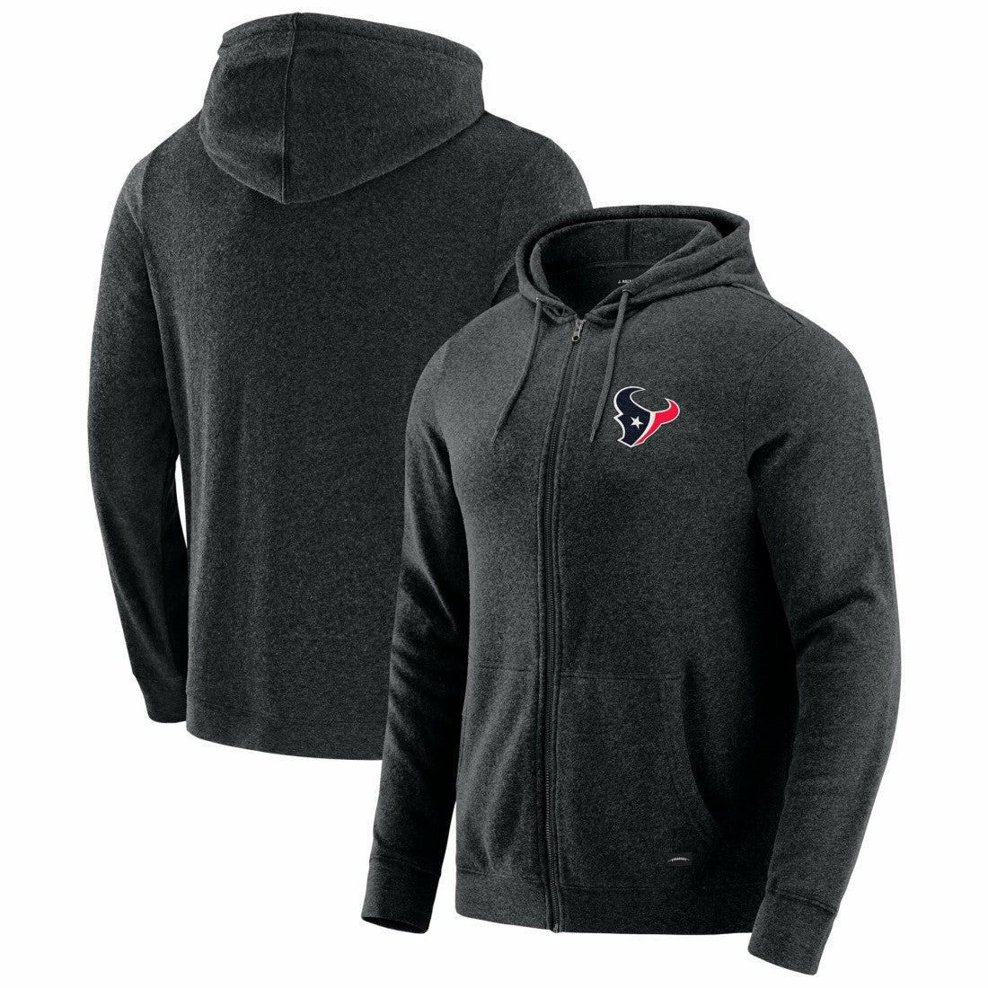 J. Palmer Players Lounge Tri-Blend Full-Zip Hoodie - Houston Texans Hoodies