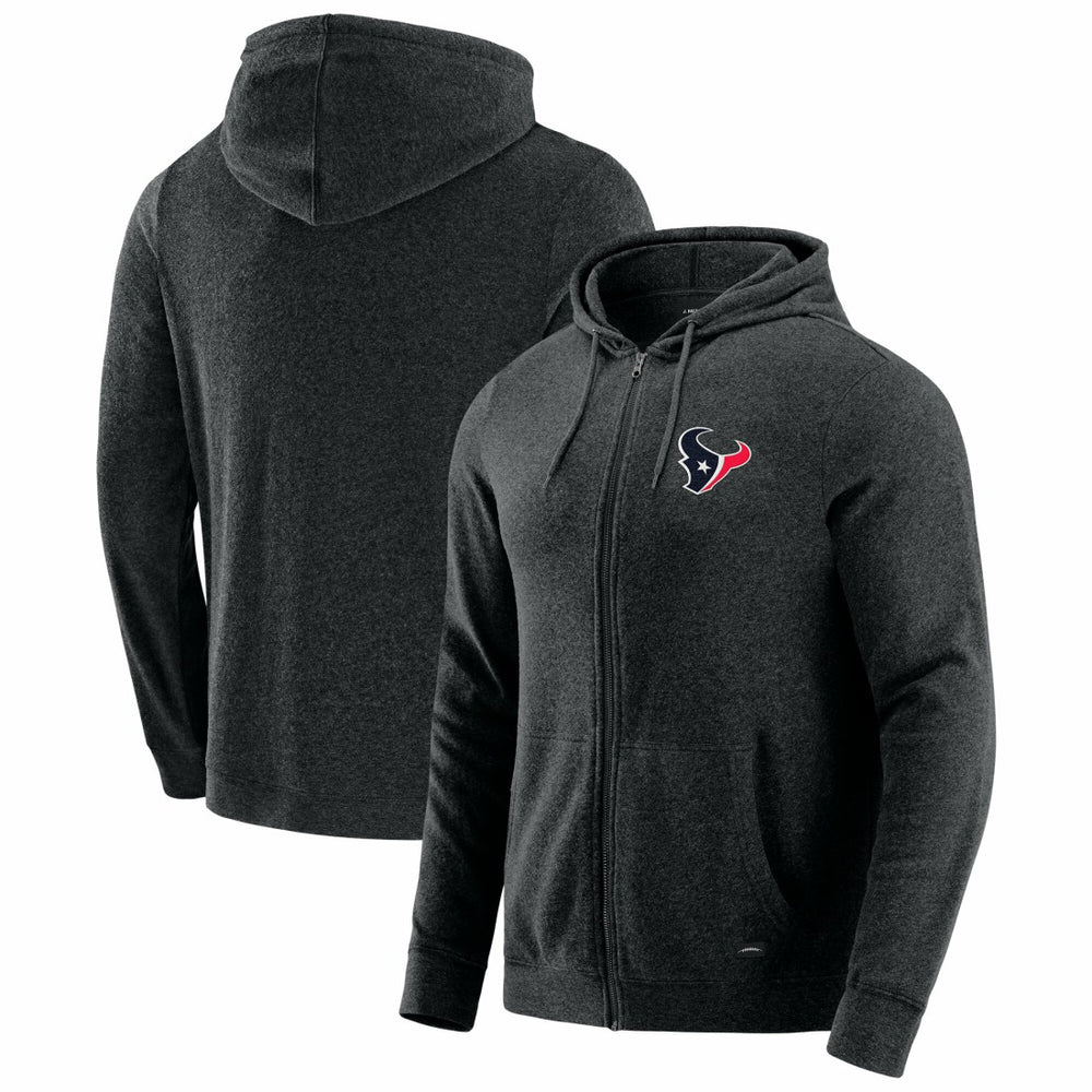 J. Palmer Players Lounge Tri-Blend Full-Zip Hoodie - Houston Texans Hoodies