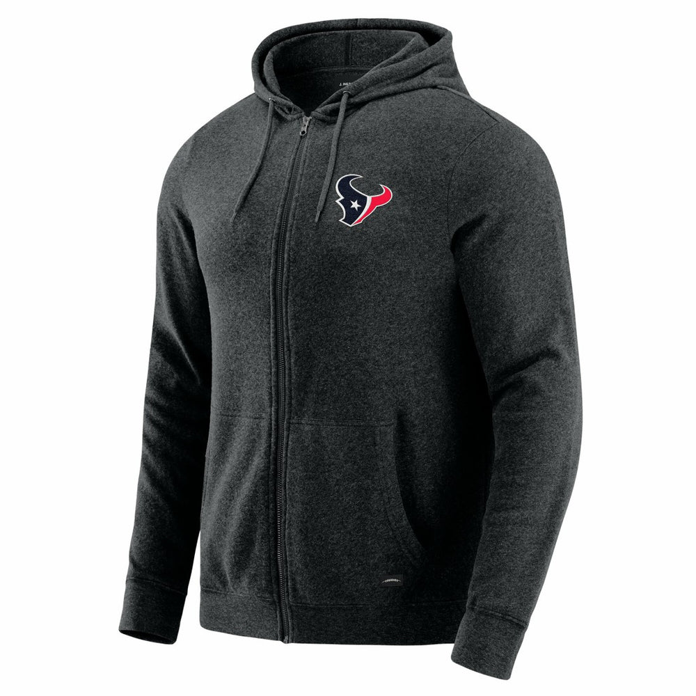 J. Palmer Players Lounge Tri-Blend Full-Zip Hoodie - Houston Texans Hoodies