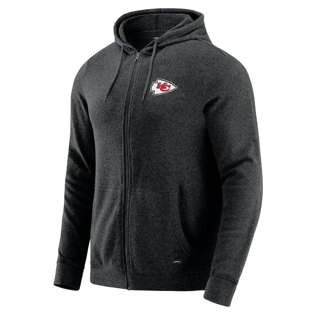 J. Palmer Players Lounge Tri-Blend Full-Zip Hoodie - Kansas City Chiefs Hoodies