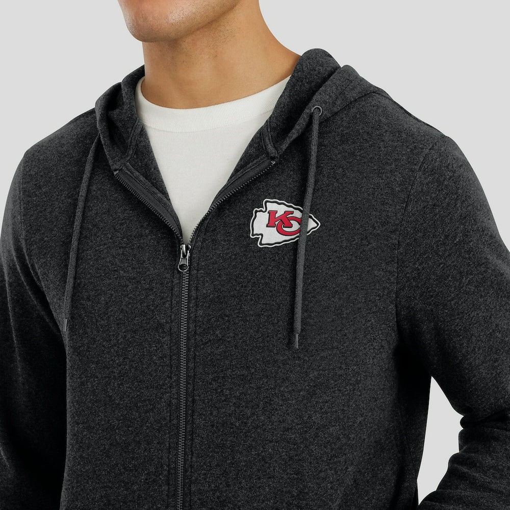 J. Palmer Players Lounge Tri-Blend Full-Zip Hoodie - Kansas City Chiefs Hoodies