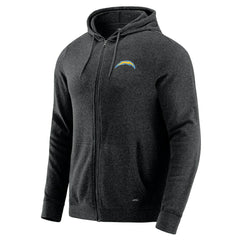 J. Palmer Players Lounge Tri-Blend Full-Zip Hoodie - Los Angeles Chargers Hoodies