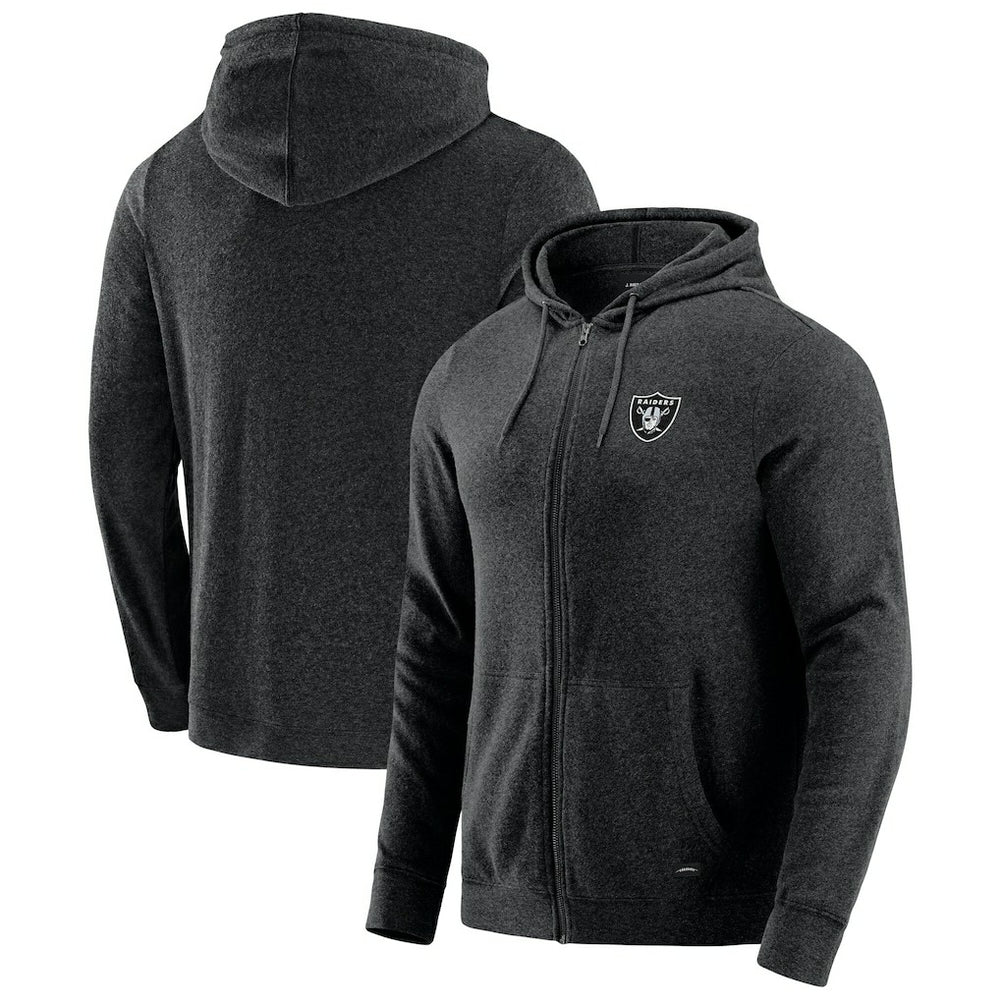J. Palmer Players Lounge Tri-Blend Full-Zip Hoodie - Las Vegas Raiders Hoodies