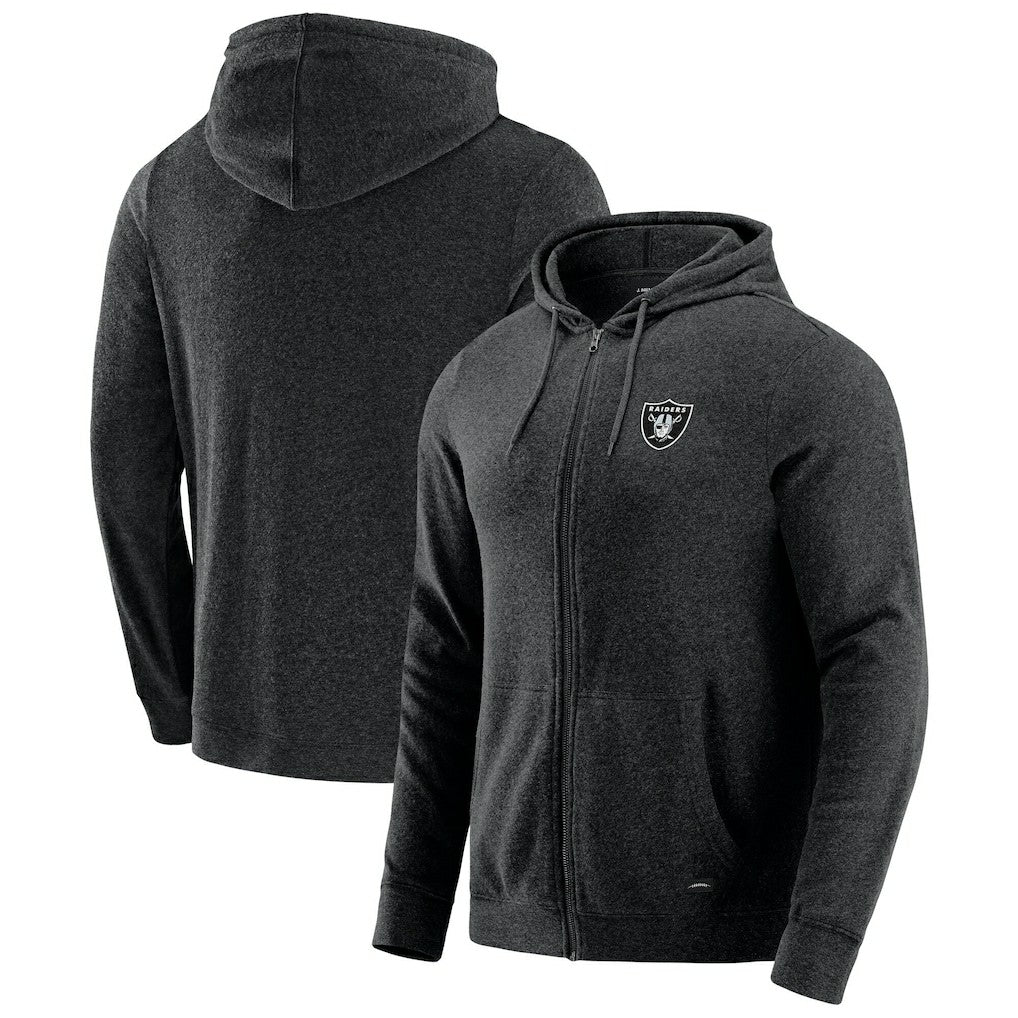 J. Palmer Players Lounge Tri-Blend Full-Zip Hoodie - Las Vegas Raiders Hoodies