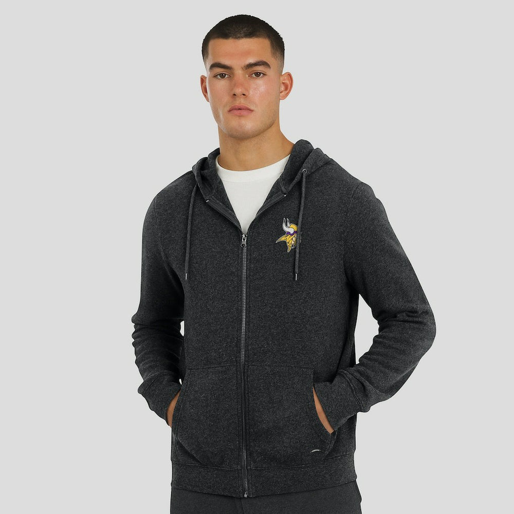 J. Palmer Players Lounge Tri-Blend Full-Zip Hoodie - Minnesota Vikings Hoodies