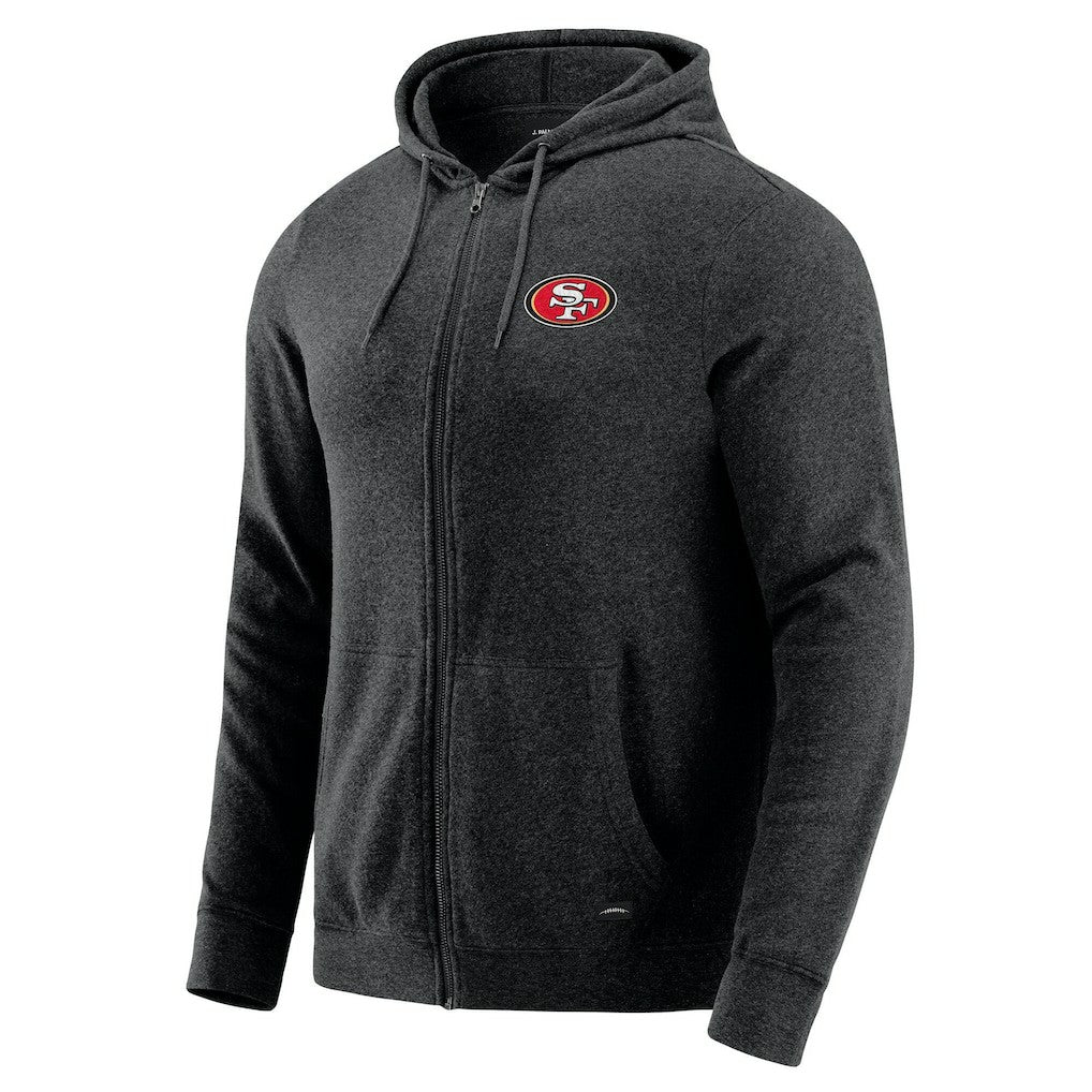 J. Palmer Players Lounge Tri-Blend Full-Zip Hoodie - San Francisco 49ers Hoodies