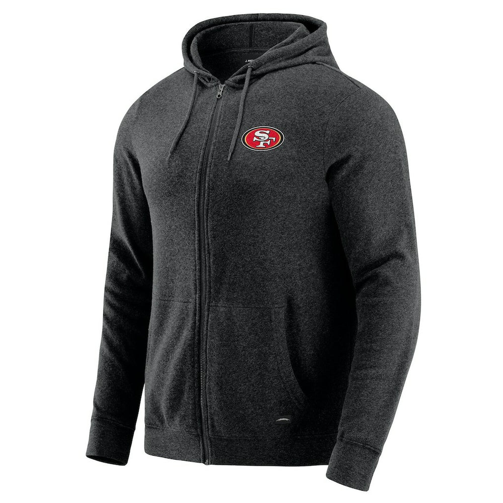 J. Palmer Players Lounge Tri-Blend Full-Zip Hoodie - San Francisco 49ers Hoodies