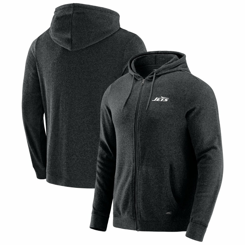 J. Palmer Players Lounge Tri-Blend Full-Zip Hoodie - New York Jets Hoodies