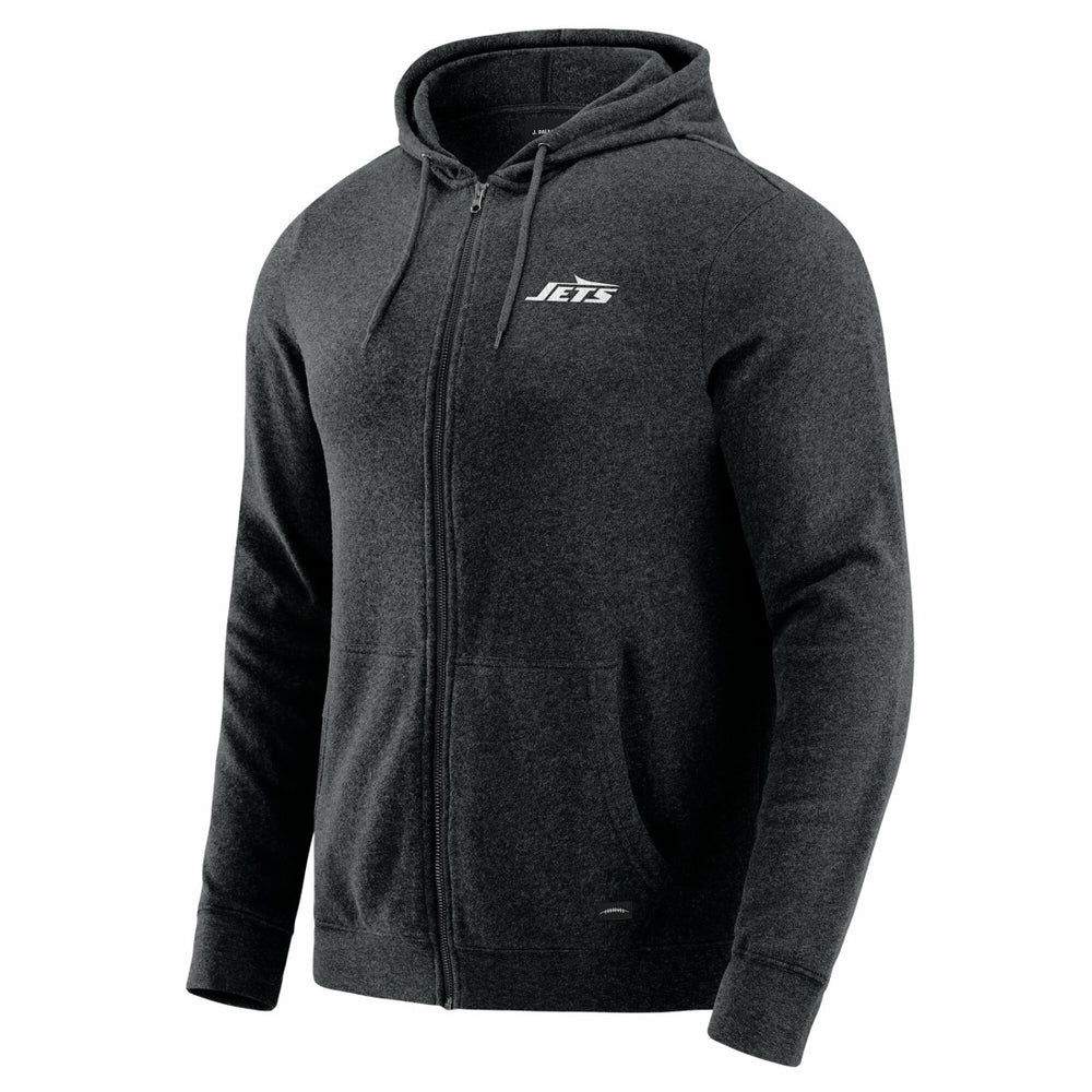 J. Palmer Players Lounge Tri-Blend Full-Zip Hoodie - New York Jets Hoodies