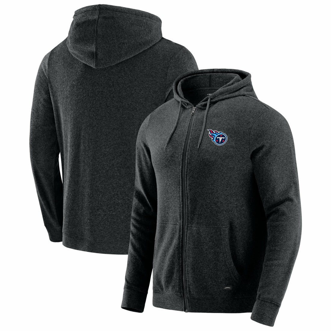 J. Palmer Players Lounge Tri-Blend Full-Zip Hoodie - Tennessee Titans Hoodies