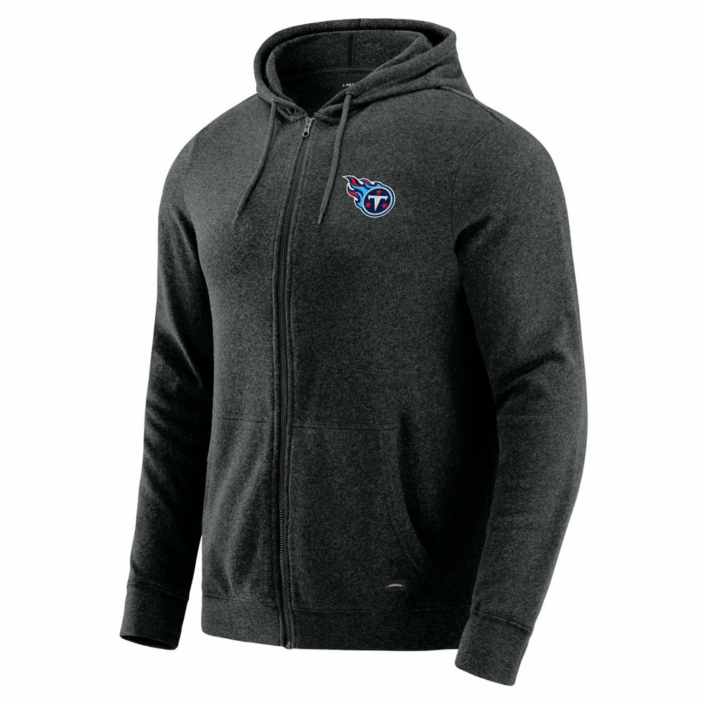 J. Palmer Players Lounge Tri-Blend Full-Zip Hoodie - Tennessee Titans Hoodies