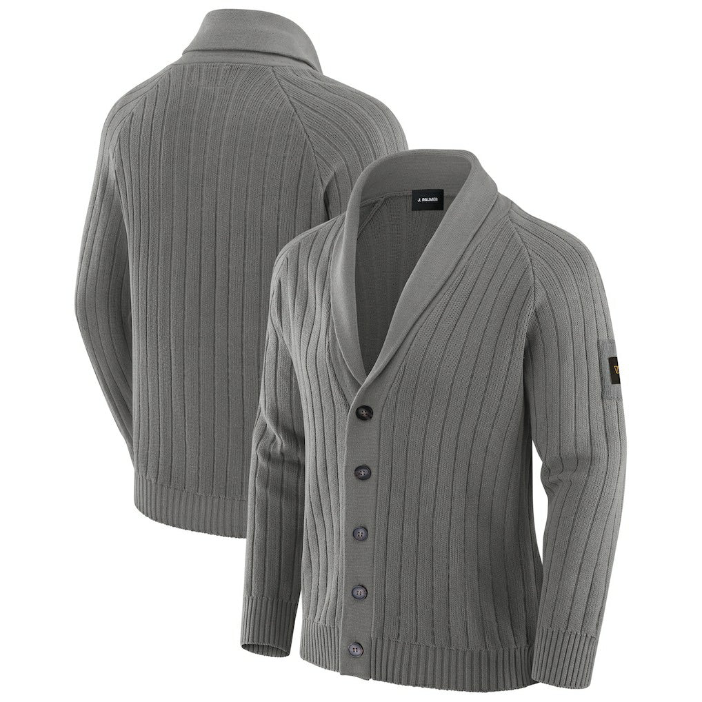 J. Palmer The Playmaker Cardigan Raglan Sweater - Washington Commanders
