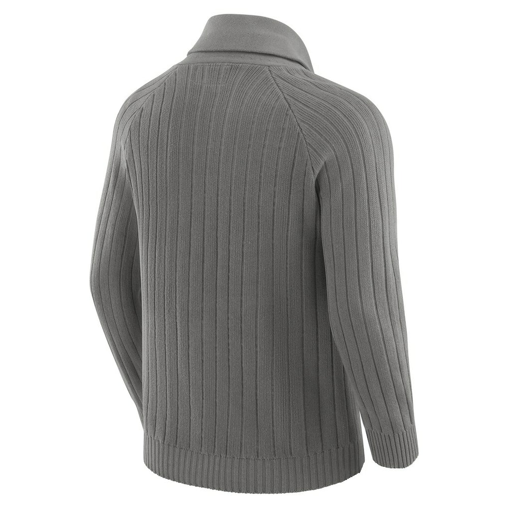 J. Palmer The Playmaker Cardigan Raglan Sweater - Washington Commanders
