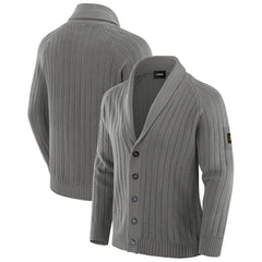 J. Palmer The Playmaker Cardigan Raglan Sweater - Minnesota Vikings