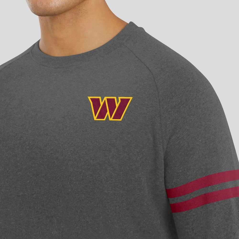J. Palmer Players Lounge Raglan Tri-Blend Sweatshirt - Washington Commanders Sweatshirts