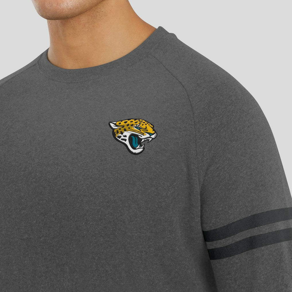 J. Palmer Players Lounge Raglan Tri-Blend Sweatshirt - Jacksonville Jaguars Sweatshirts
