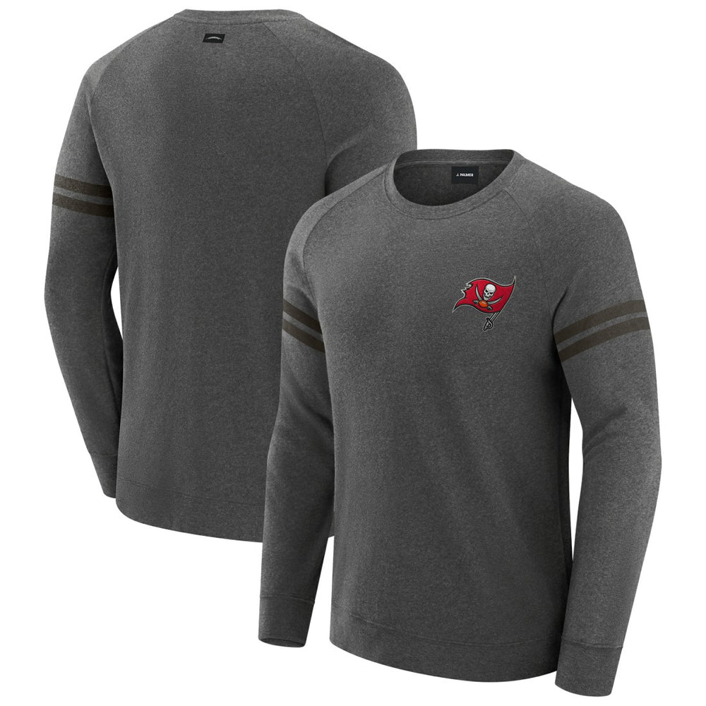 J. Palmer Players Lounge Raglan Tri-Blend Sweatshirt - Tampa Bay Buccaneers Sweatshirts