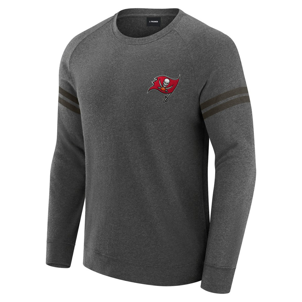 J. Palmer Players Lounge Raglan Tri-Blend Sweatshirt - Tampa Bay Buccaneers Sweatshirts