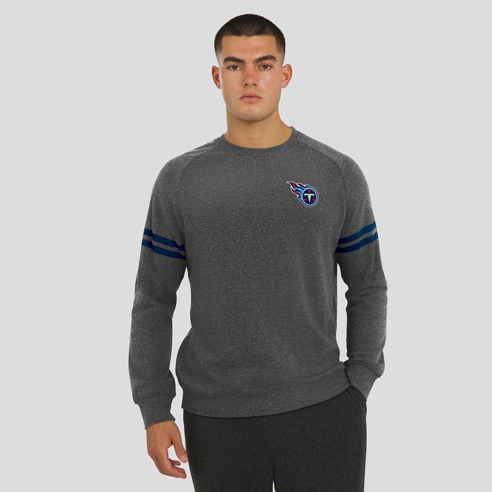 J. Palmer Players Lounge Raglan Tri-Blend Sweatshirt - Tennessee Titans Sweatshirts