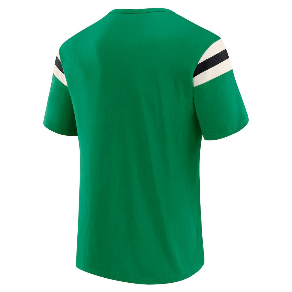 Darius Rucker Collection Distressed Throwback Shoulder Stripe T-Shirt - Philadelphia Eagles T-shirts
