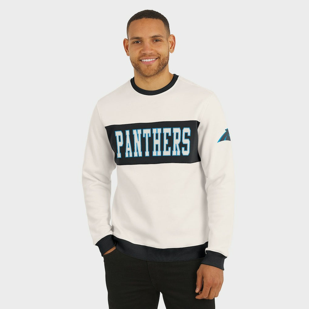 Darius Rucker Collection Colorblock Pullover Sweatshirt - Carolina Panthers Pullover