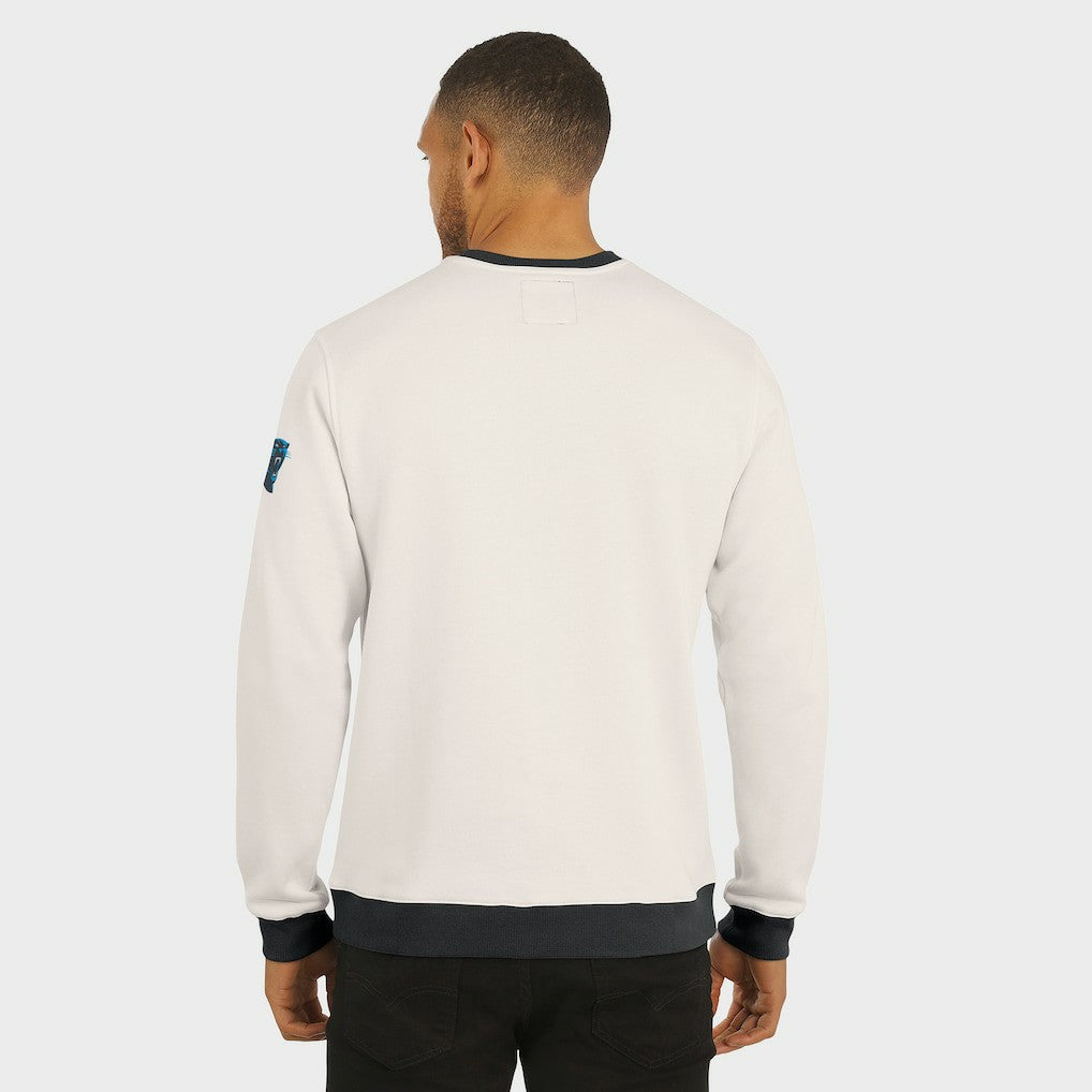 Darius Rucker Collection Colorblock Pullover Sweatshirt - Carolina Panthers Pullover