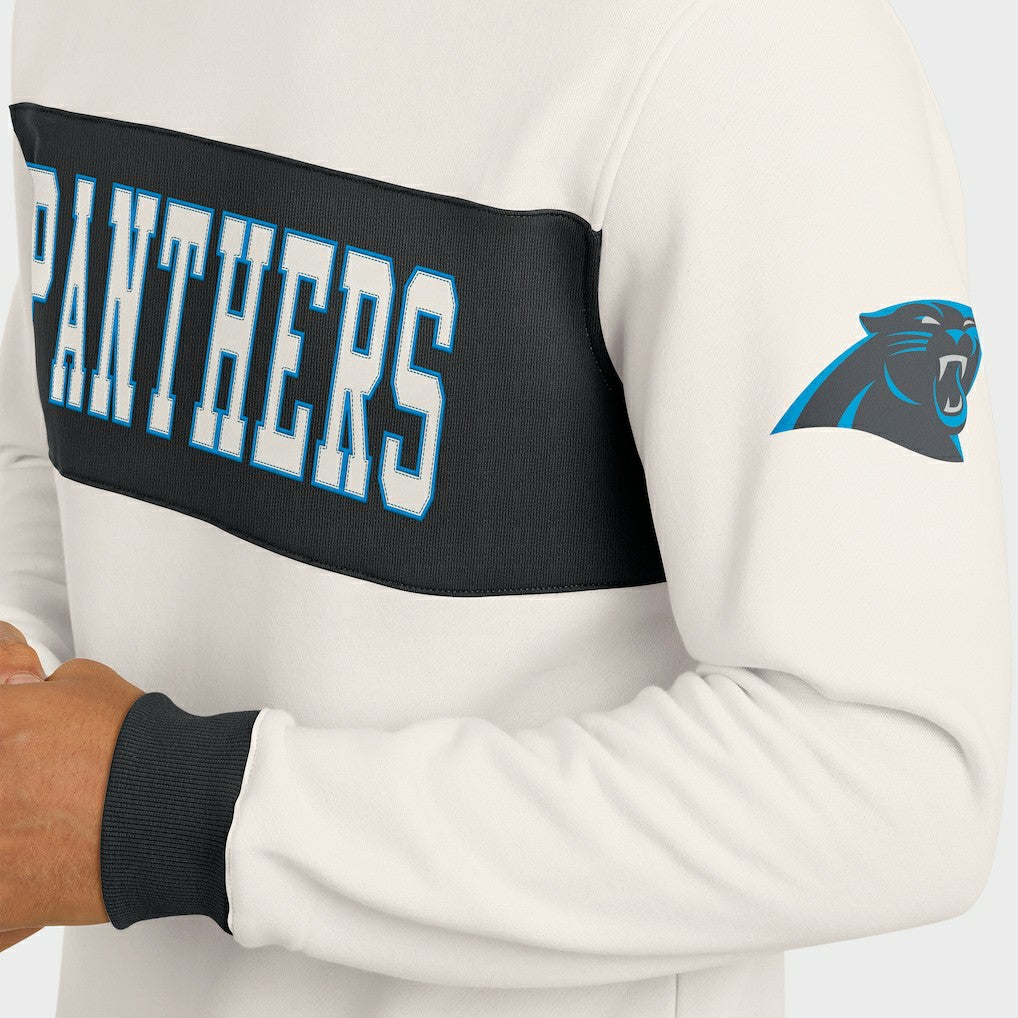 Darius Rucker Collection Colorblock Pullover Sweatshirt - Carolina Panthers Pullover