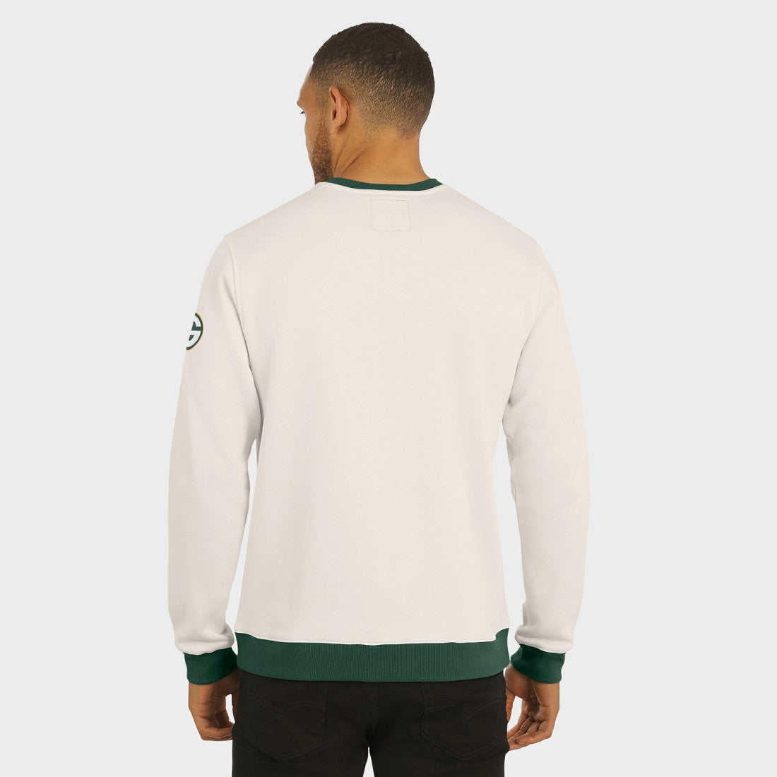 Darius Rucker Collection Colorblock Pullover Sweatshirt - Green Bay Packers Pullover