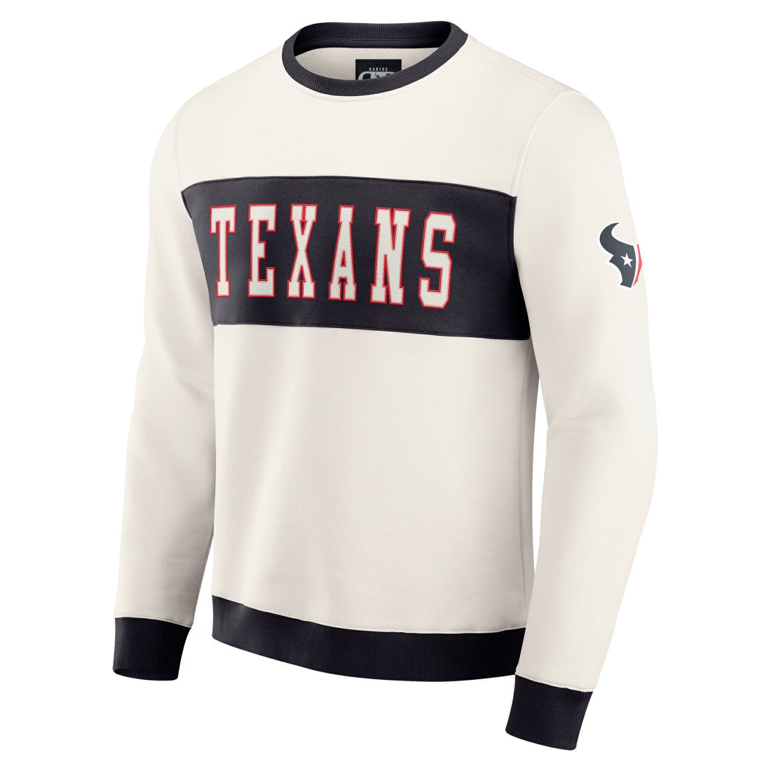 Darius Rucker Collection Colorblock Pullover Sweatshirt - Houston Texans Pullover