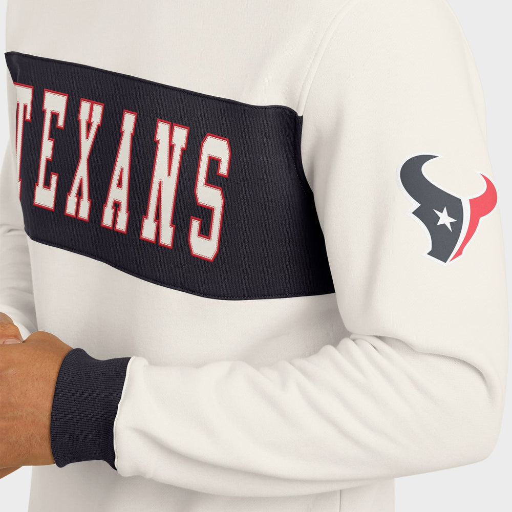 Darius Rucker Collection Colorblock Pullover Sweatshirt - Houston Texans Pullover