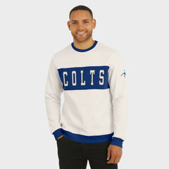 Darius Rucker Collection Colorblock Pullover Sweatshirt - Indianapolis Colts Pullover