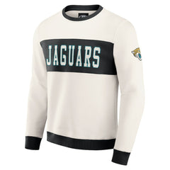 Darius Rucker Collection Colorblock Pullover Sweatshirt - Jacksonville Jaguars Pullover