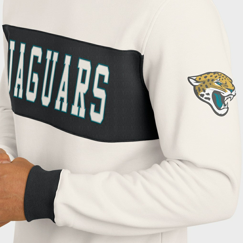 Darius Rucker Collection Colorblock Pullover Sweatshirt - Jacksonville Jaguars Pullover