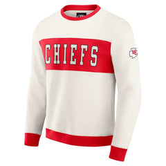 Darius Rucker Collection Colorblock Pullover Sweatshirt - Kansas City Chiefs Pullover
