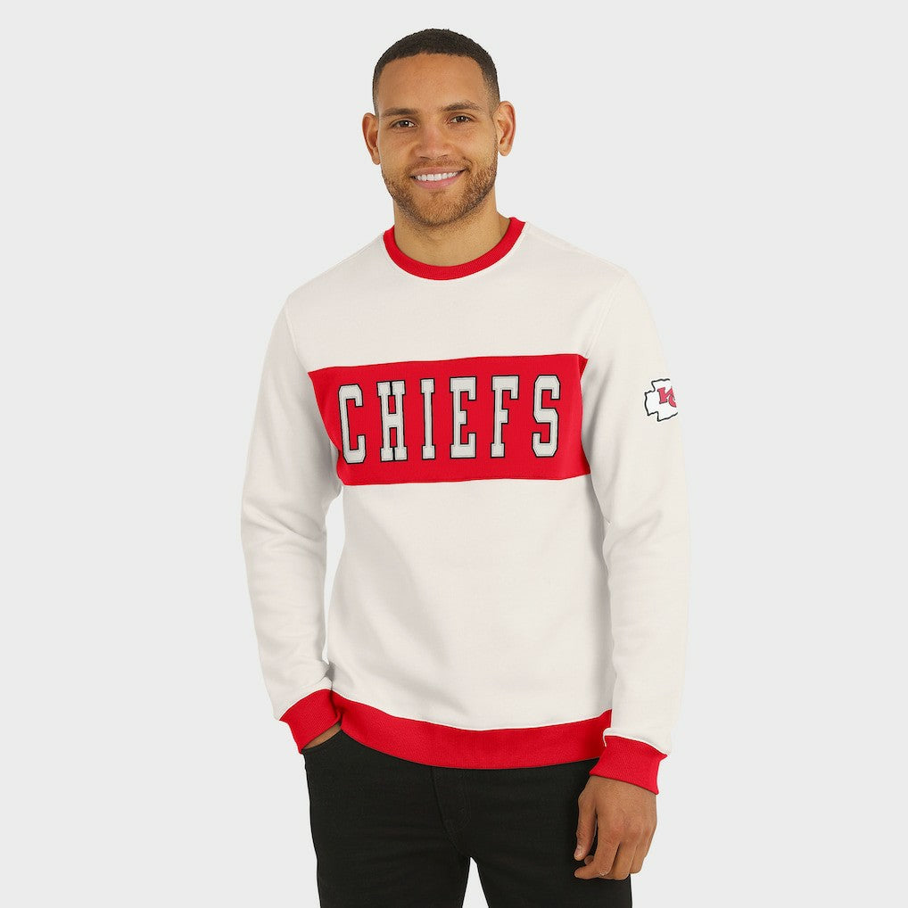 Darius Rucker Collection Colorblock Pullover Sweatshirt - Kansas City Chiefs Pullover