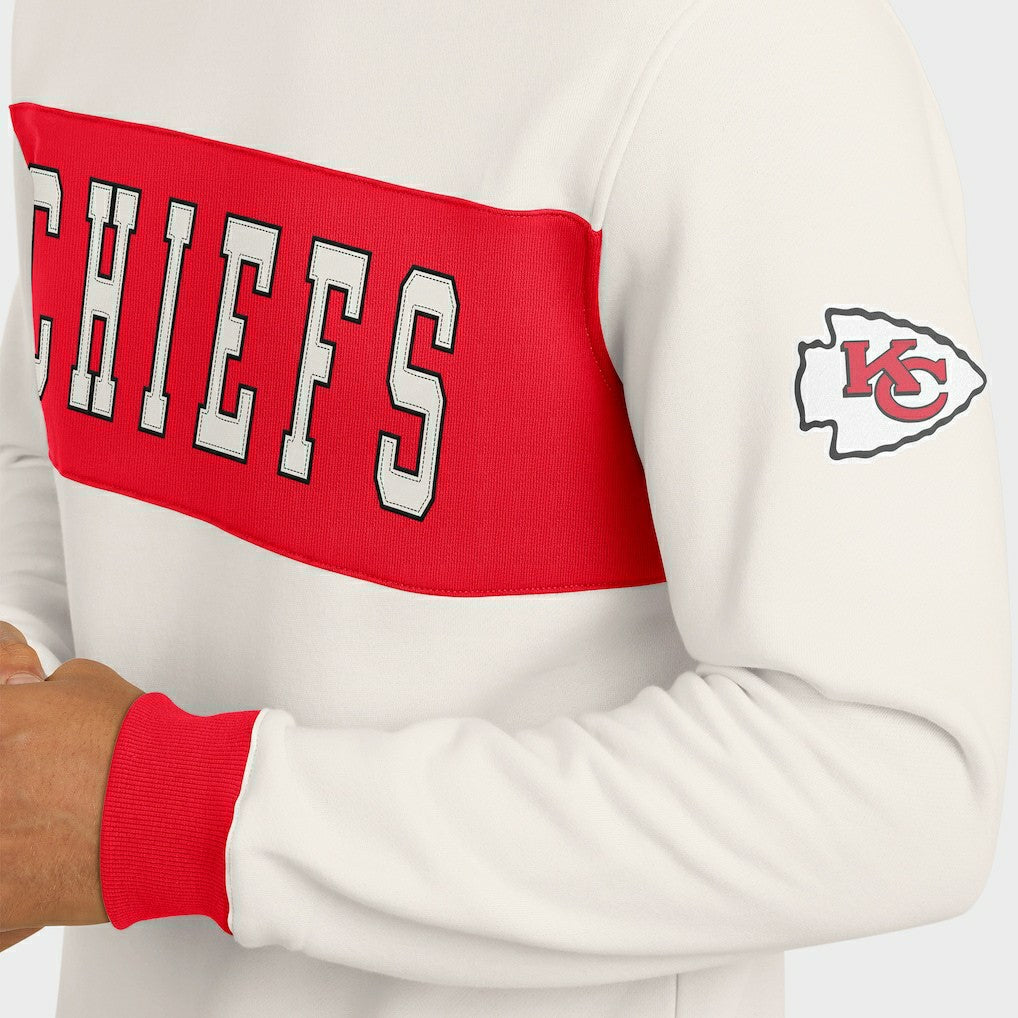 Darius Rucker Collection Colorblock Pullover Sweatshirt - Kansas City Chiefs Pullover