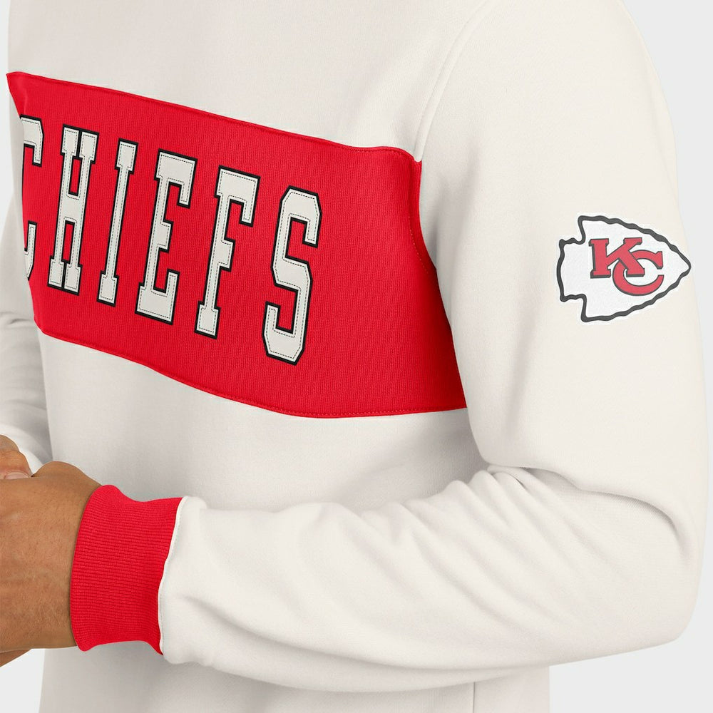 Darius Rucker Collection Colorblock Pullover Sweatshirt - Kansas City Chiefs Pullover