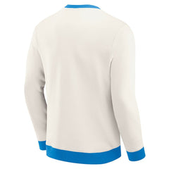 Darius Rucker Collection Colorblock Pullover Sweatshirt - Los Angeles Chargers Pullover