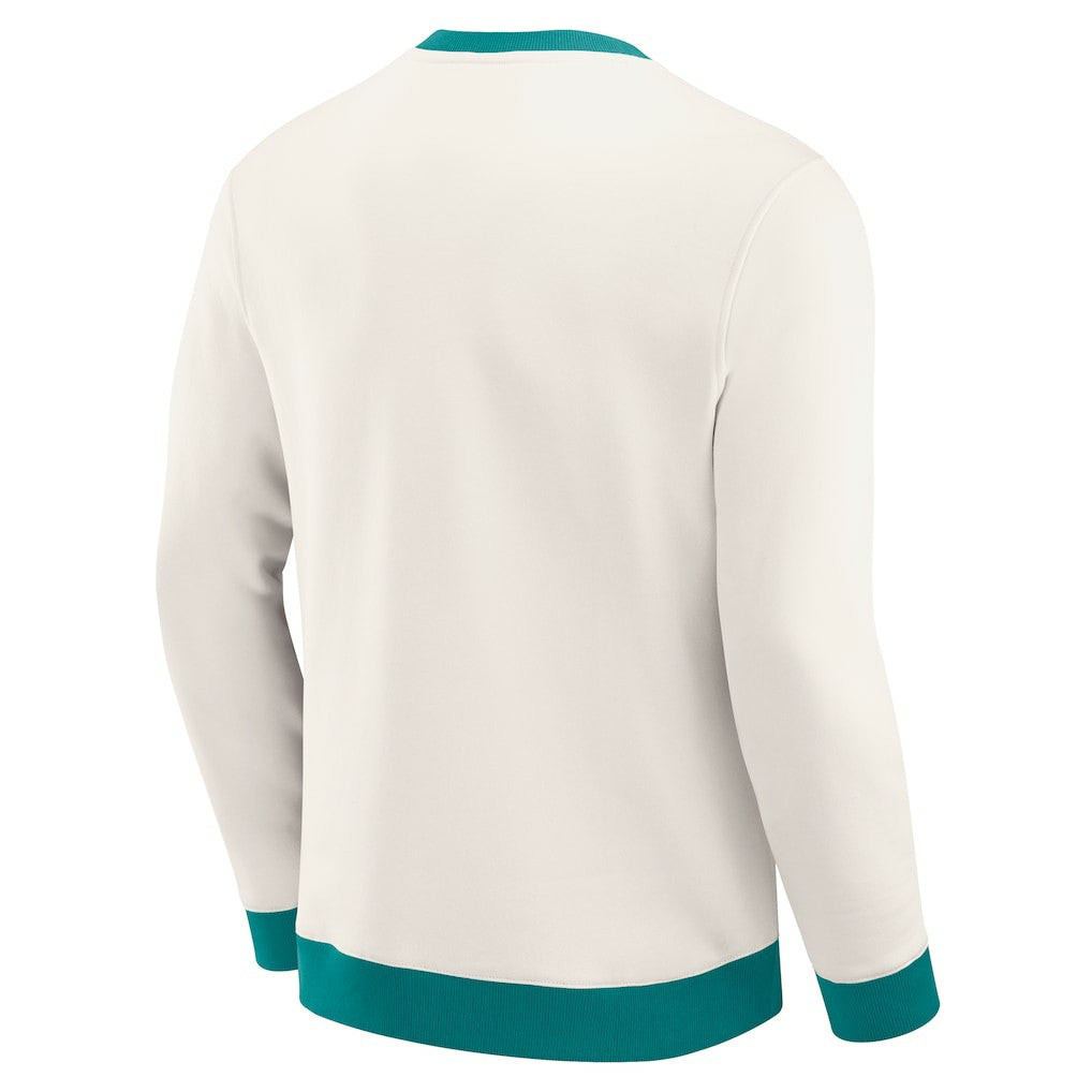 Darius Rucker Collection Colorblock Pullover Sweatshirt - Miami Dolphins Pullover