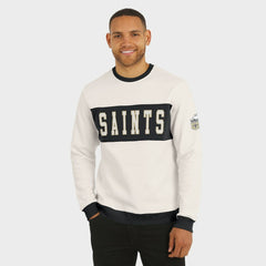 Darius Rucker Collection Colorblock Pullover Sweatshirt - New Orleans Saints Pullover