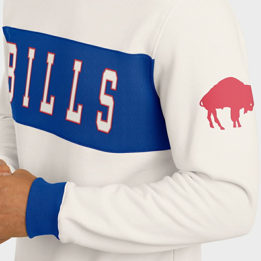 Darius Rucker Collection Colorblock Pullover Sweatshirt - Buffalo Bills Pullover