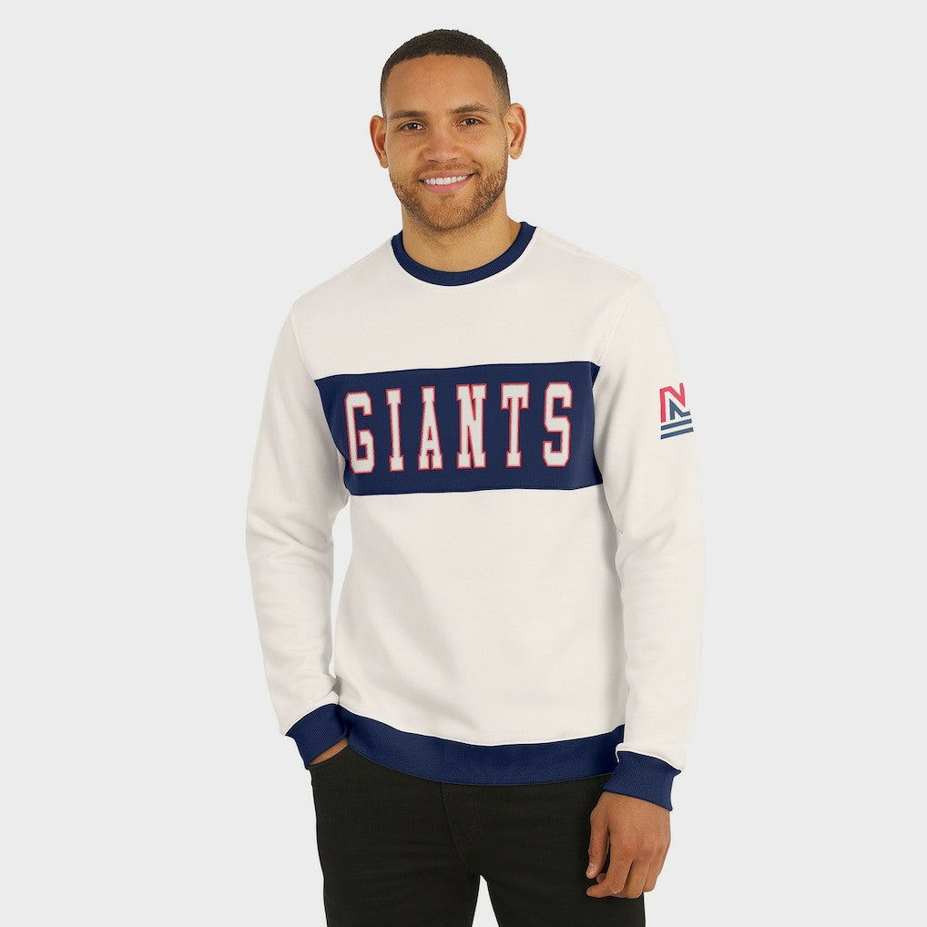 Darius Rucker Collection Colorblock Pullover Sweatshirt - New York Giants Pullover