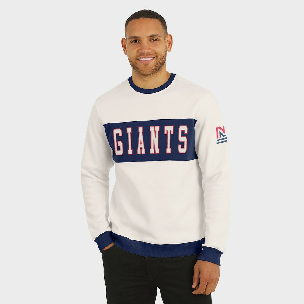 Darius Rucker Collection Colorblock Pullover Sweatshirt - New York Giants Pullover