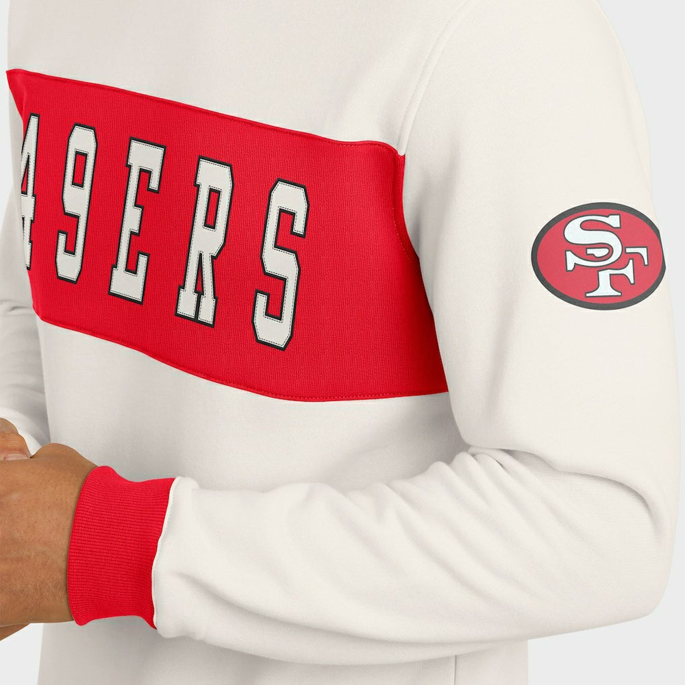 Darius Rucker Collection Colorblock Pullover Sweatshirt - San Francisco 49ers Pullover