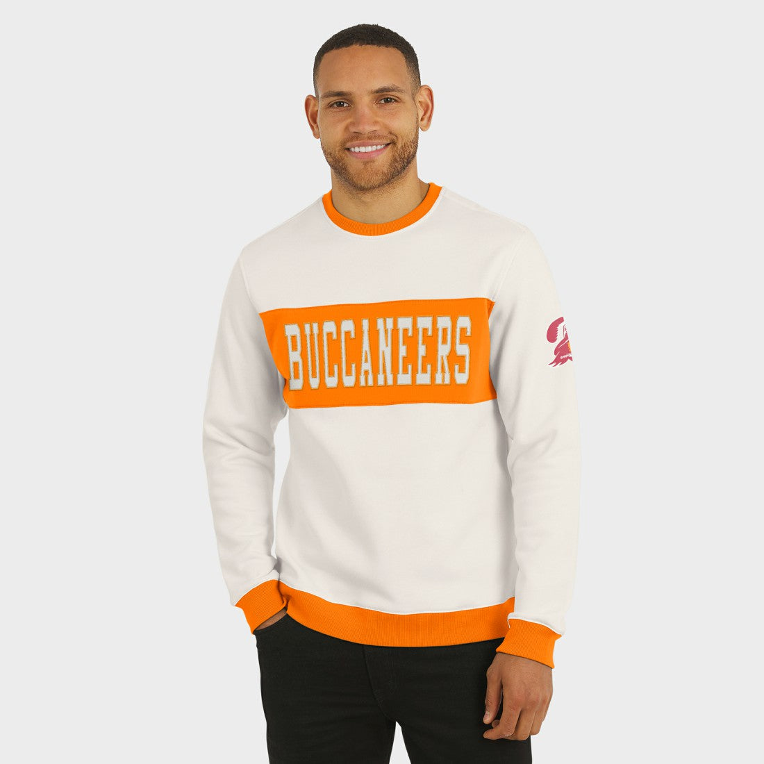 Darius Rucker Collection Colorblock Pullover Sweatshirt - Tampa Bay Buccaneers Pullover