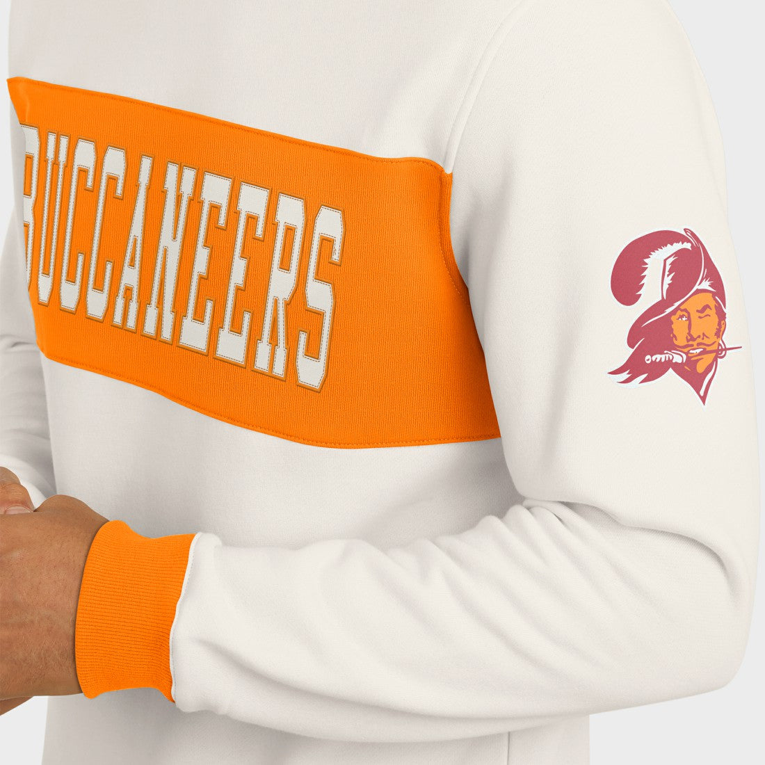 Darius Rucker Collection Colorblock Pullover Sweatshirt - Tampa Bay Buccaneers Pullover