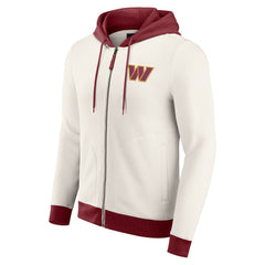 Darius Rucker Collection Distressed Graphics Full-Zip Hoodie - Washington Commanders Hoodies