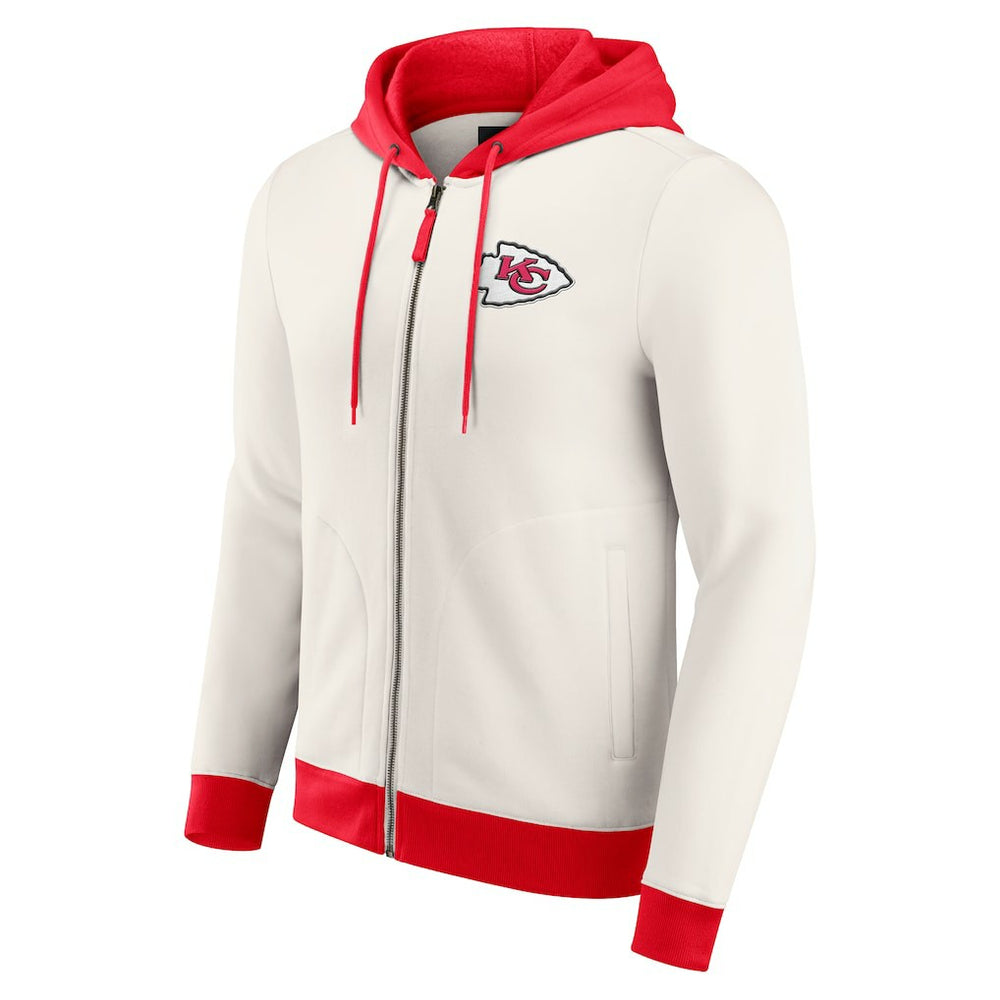 Darius Rucker Collection Distressed Graphics Full-Zip Hoodie - Kansas City Chiefs Hoodies